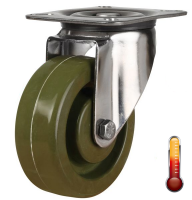 100mm High Temperature Resistant Swivel Castor [200kg max load]