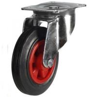 200mm Rubber Swivel Castor [205kg max load]