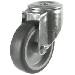 100mm Non-Marking Rubber Swivel Castor [80kg max load]