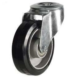 100mm Rubber Swivel Castor [180kg max load]