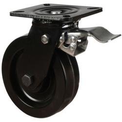 150mm High Temperature Resistant Swivel Braked Castor [400kg max load]